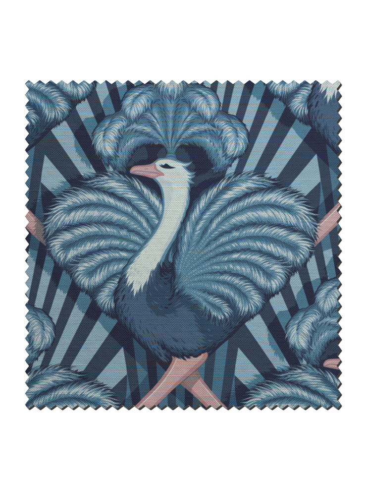 Zsa Zsa 'Blue' Linen Sample