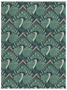 Zsa Zsa 'Bottle Green' Linen Sample