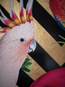 Geometric Aviary Wallpaper