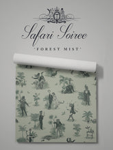 Load image into Gallery viewer, Safari Soiree Wallpaper Sample